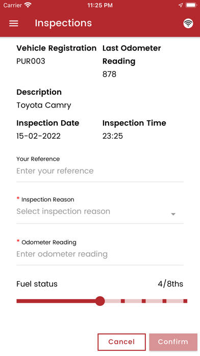 The PurCo PurInspect App Screenshot