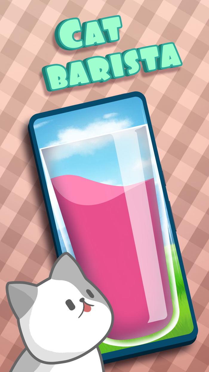 Cat barista bar cooking games