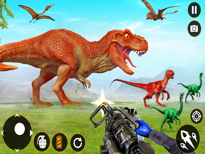 Wild Dinosaur Hunting Gun 3D
