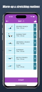 Home Workouts Body Building screenshot #2 for iPhone