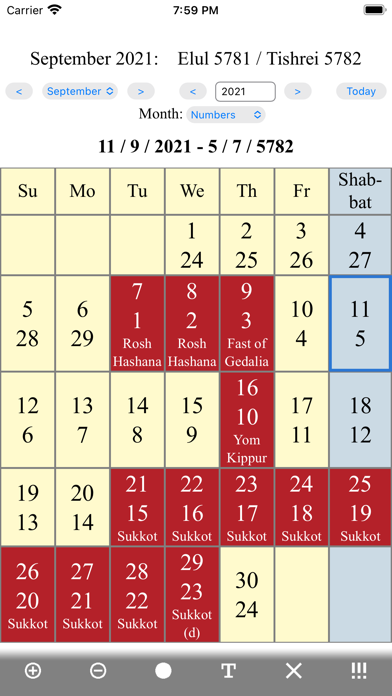 Jewish Calendar and Holidays Lのおすすめ画像3