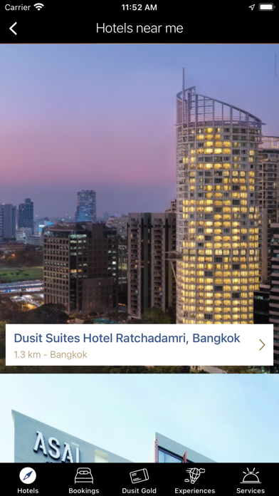 Dusit Hotels & Resorts Screenshot