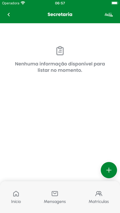 Ávila Aluno Screenshot
