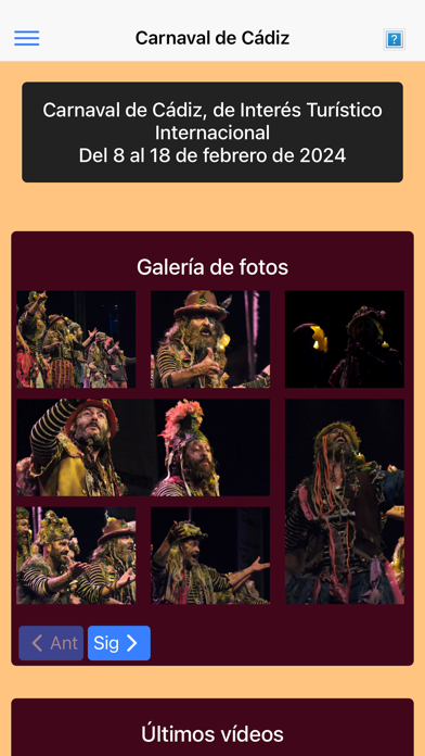 Carnaval de Cádiz 2025 Screenshot