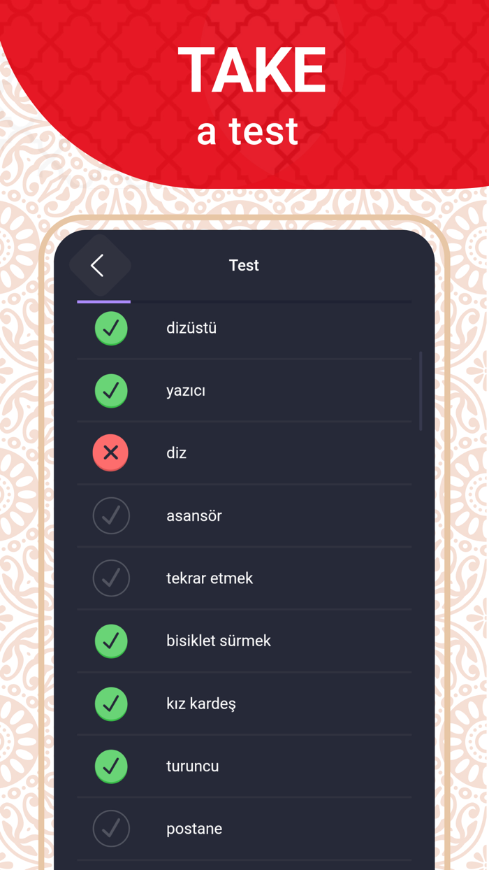 Learn Turkish Words by Levels