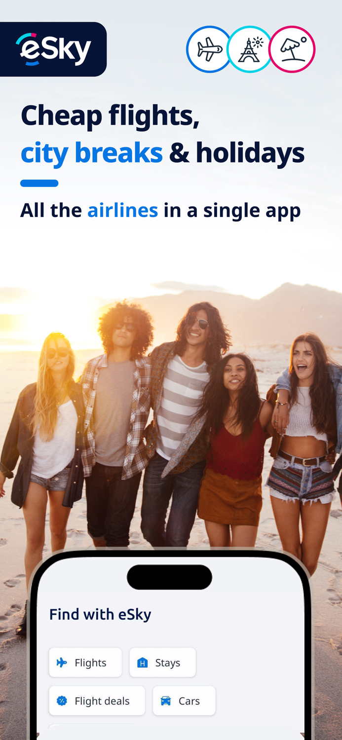 eSky - Flights Hotels and Deals
