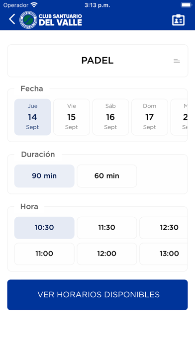 Club Santuario Del Valle Screenshot