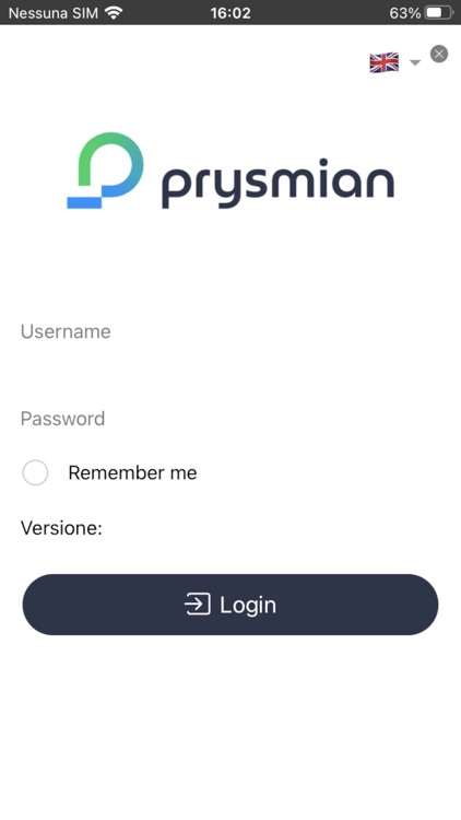 Prysmian Tracking App Mobile