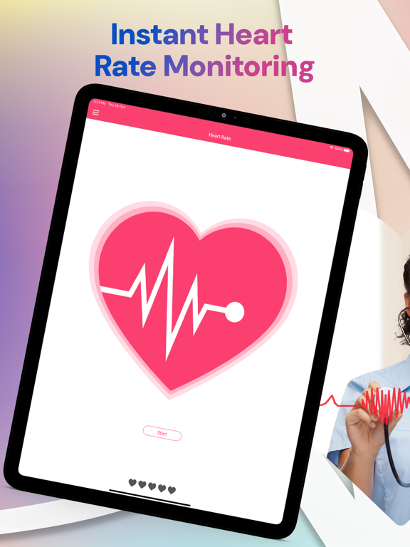 Screenshot #4 pour Heart Rate Monitor