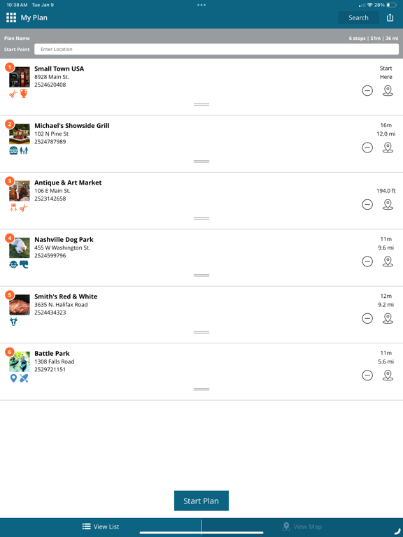 Explore Nash County iPad screenshot 8 - Travel app