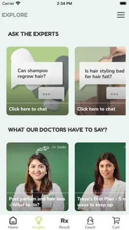Game screenshot Traya: Hair Loss Solutions apk