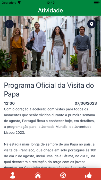 Dias nas Dioceses 2023 Screenshot