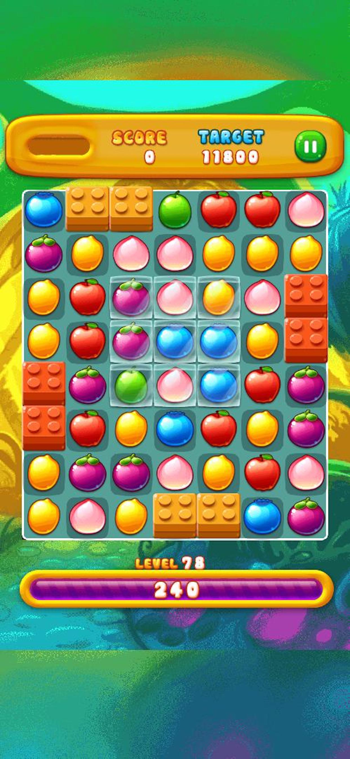 Fruit Frenzy Match Game