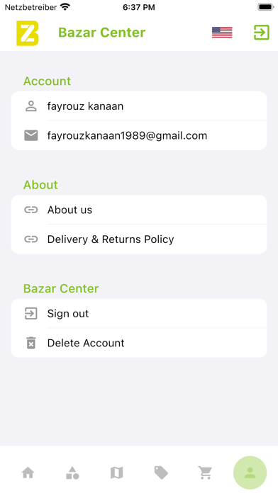Bazar Center Screenshot