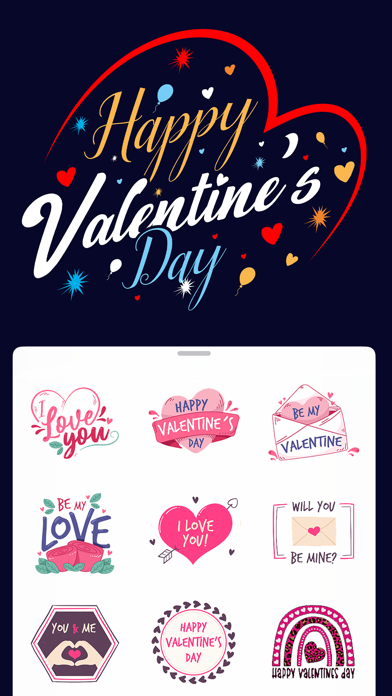 Valentine Stickers Screenshot