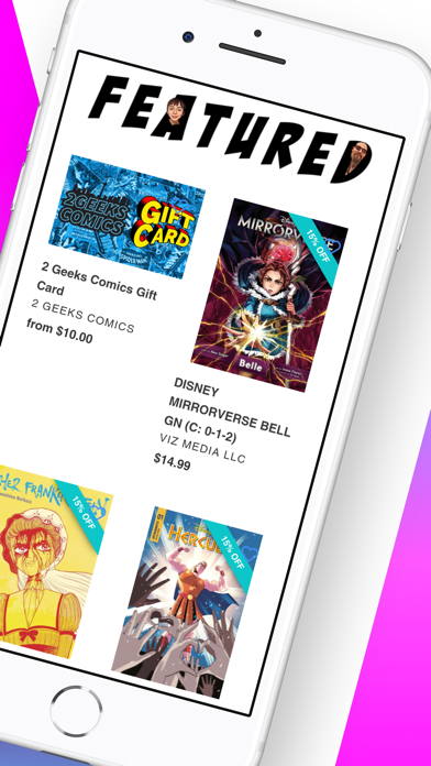 2 Geeks Comics Screenshot