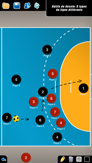 Screenshot #3 pour Planche Tactique: Handball++