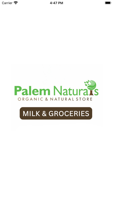 Palem Naturals- Milk & Grocery Screenshot
