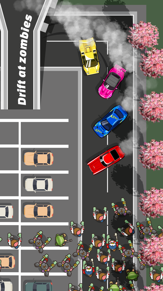 #1. Drift Zombie - idle car racing (iOS) 由: Gosiha Pte. Ltd
