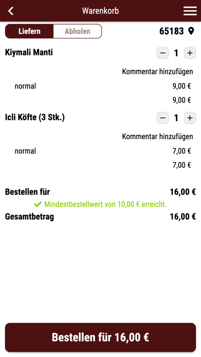 Sultan Restaurant Wiesbaden Screenshot