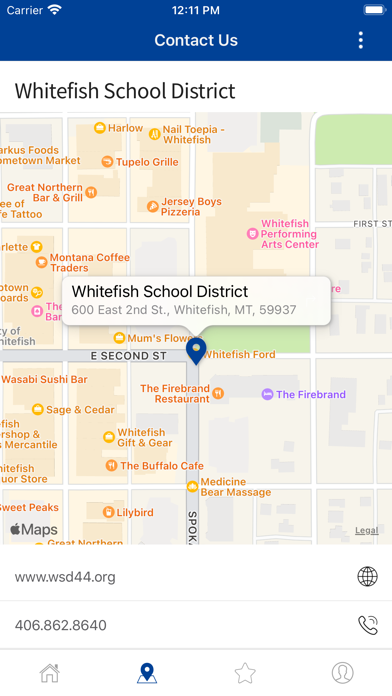 Whitefish School District Screenshot