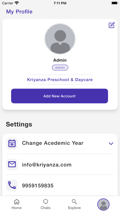 Kriyanza Preschool & Daycare Screenshot