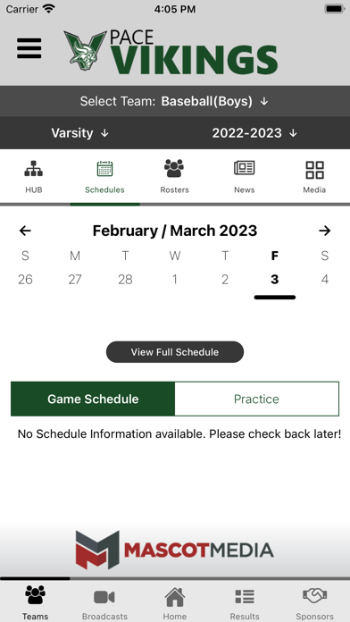 Brownsville ISD Athletics Screenshot