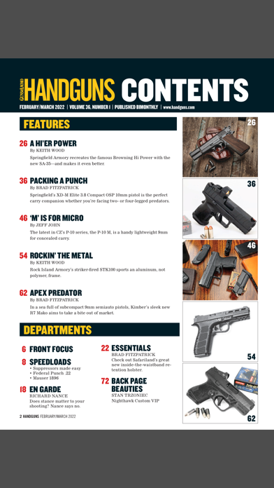 Handguns Magazine Screenshot