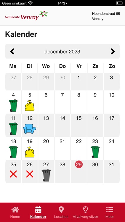 Afvalkalender Venray