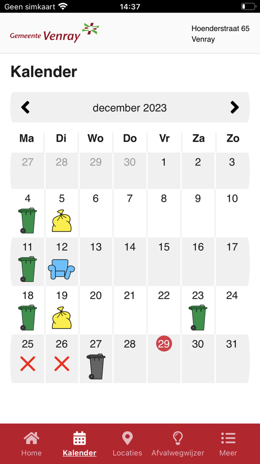#3. Afvalkalender Venray (iOS) 由: Opzet BV