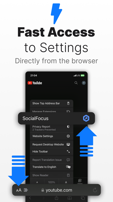 SocialFocus: Hide Distractions Screenshot