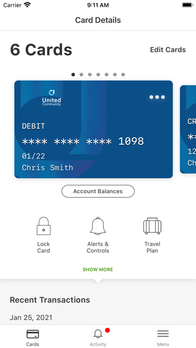 United Community CardApp Screenshot