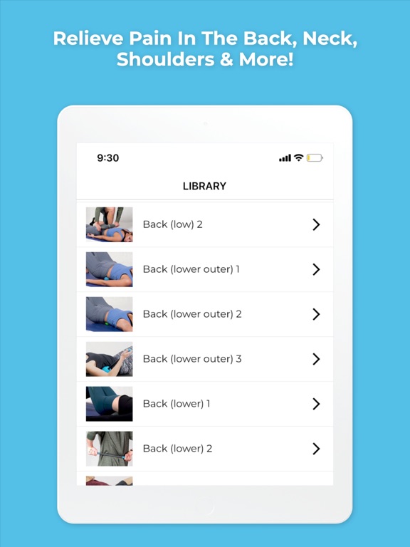 RAD Mobility & Recovery App iPad screenshot 3 - Health & Fitness app