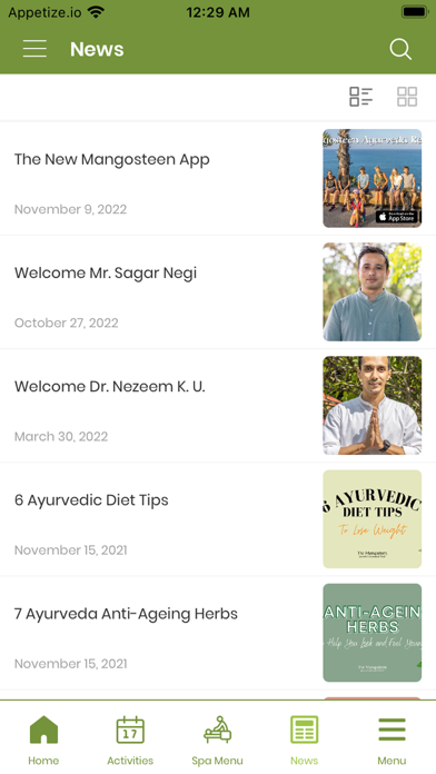 Mangosteen Ayurveda Resort Screenshot