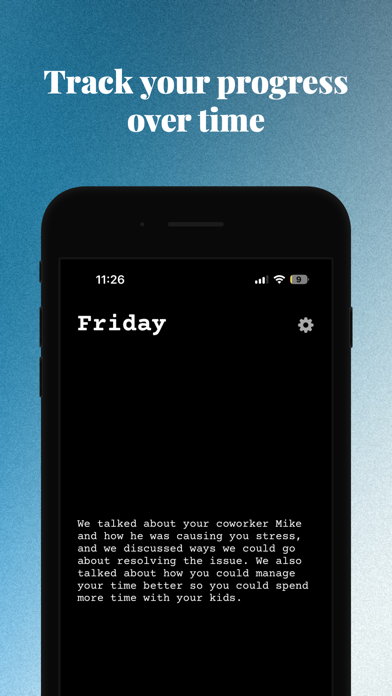 AI Therapy by June Screenshot