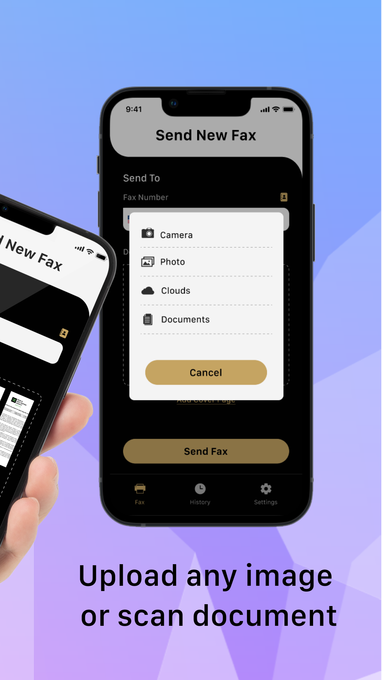 Fax on the go: EazyFax screenshot 2