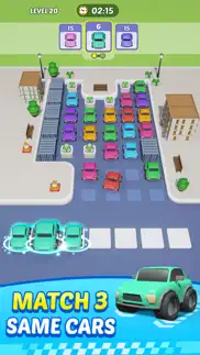 triple car jam 3d: car parking iphone screenshot 2