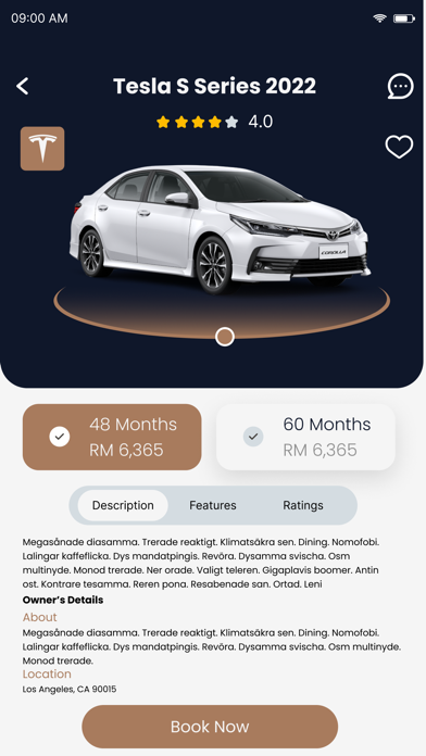 Autohaus Car Rental Screenshot