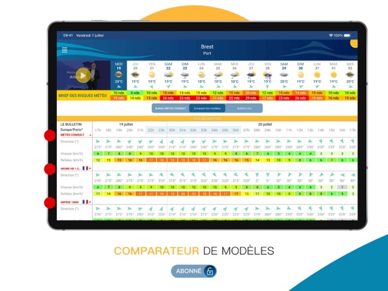 Météo Marine iPad app afbeelding 5