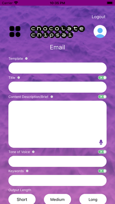 chocolatechips.ai Screenshot