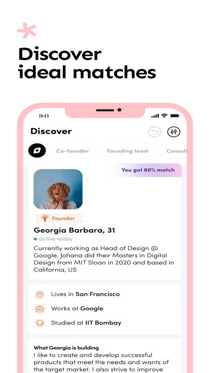 CoFounder App: Your dream team