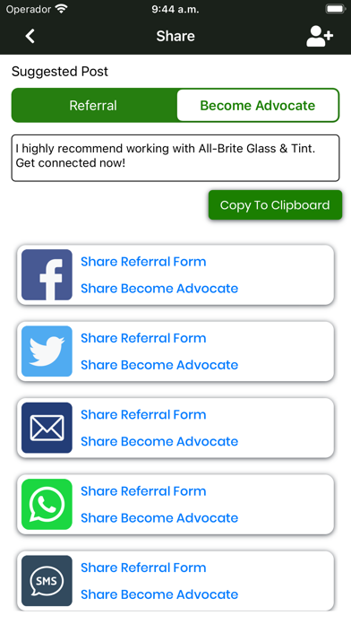 All-Brite Glass & Tint Screenshot