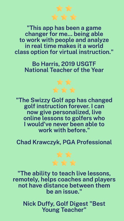 Swizzy Golf - Instructors screenshot-7