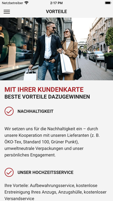 Modehaus Nagel Screenshot