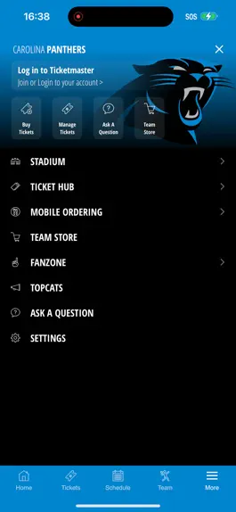 Game screenshot Carolina Panthers Mobile hack