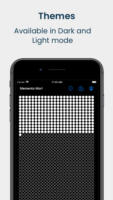 Memento Mori Life Calendar Screenshot