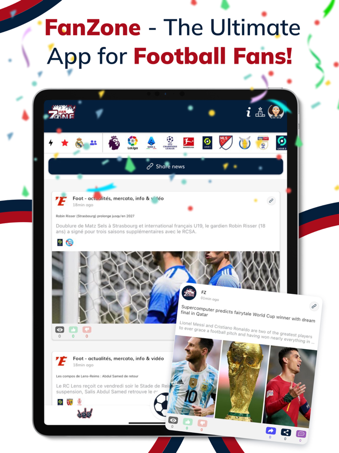 FanZone App for Football Fans