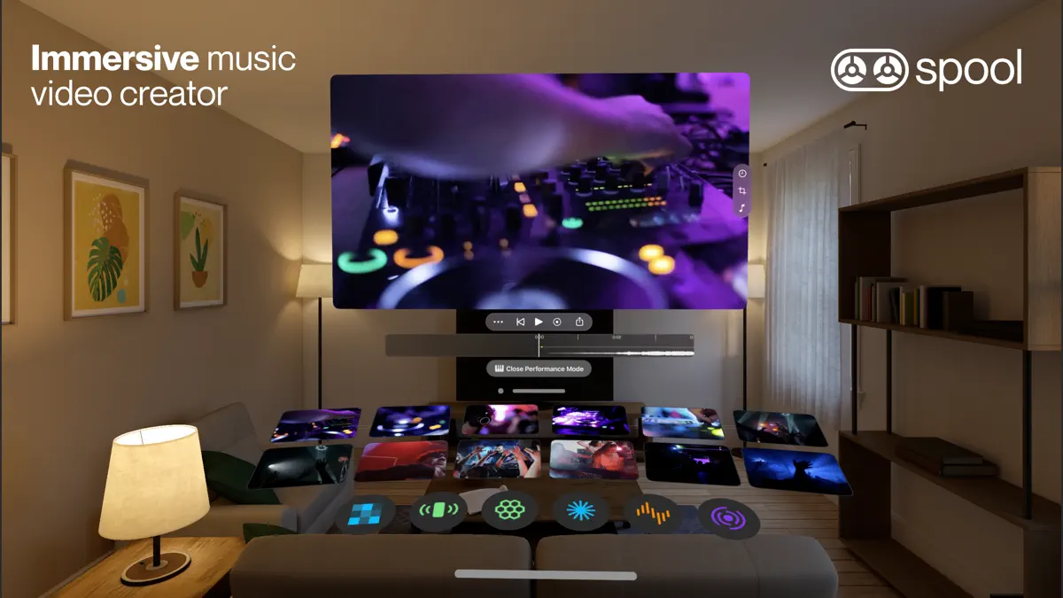 Spool - Music Video Editor screenshot 1