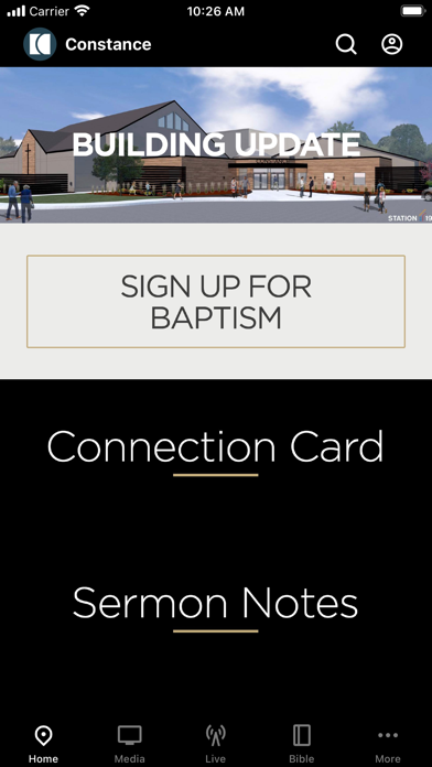 Constance Free Church App Screenshot