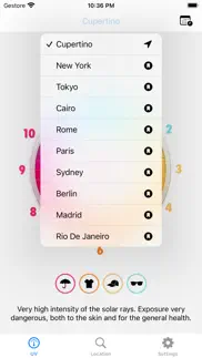 uv index - sun rays iphone screenshot 2
